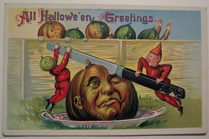 Vintage Halloween Kartki